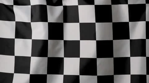 Close-up of a checkered flag Stock Footage 10701173