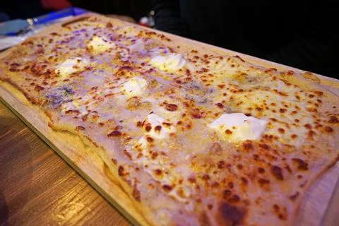 Close up Cheese Pizza Stock Photos