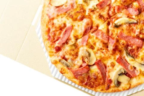 Close up of Cheese Pizza Texture. Stock Photos