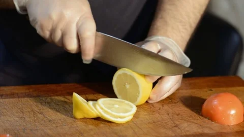 Close-up of chef hands cooking and preparing Asian food . Rack focus Stock Footage 73131983