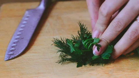 Close-up of chef hands cooking. Rack focus Stock Footage 57845821