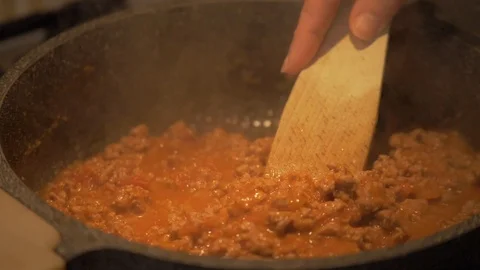 Close up of chef that prepares sauce - slow motion Stock Footage 125800094