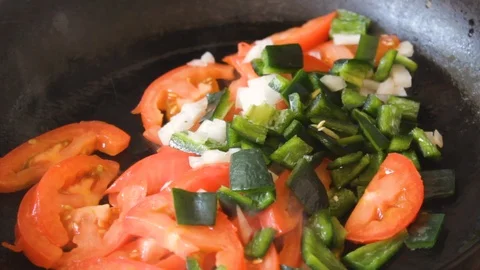 Close up of a chef preparing a Mexican food recipe Video stock 122407254