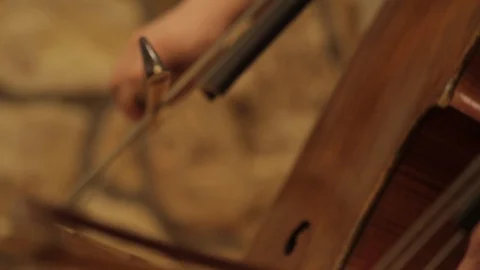 Close up Chello Bass Stock-Footage 86528663