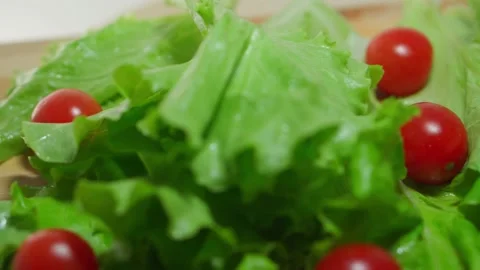 Close-up. cherry tomatoes. Farm grown. Vegetarianism Видео 168920324