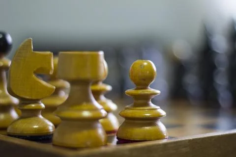 A close up of a chess board Stock Photos