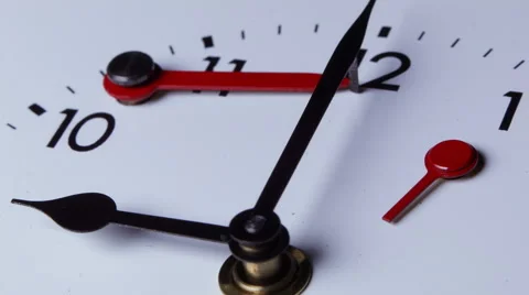 Close up of a chess clock Stock Footage 46120975