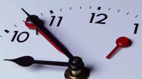 Close up of a chess clock, timelapse Video stock 46121684