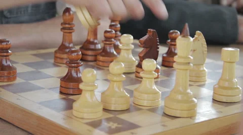 Close-Up Of Chess Game Tournament Stock Footage 63577419