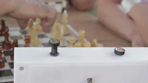 Close-Up Of Chess Game Tournament Stock Footage 63580712