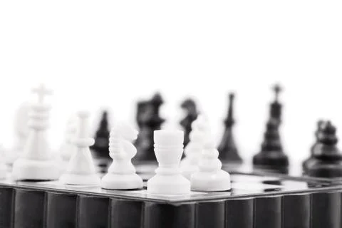 Close up of a chess table. Stock Photos
