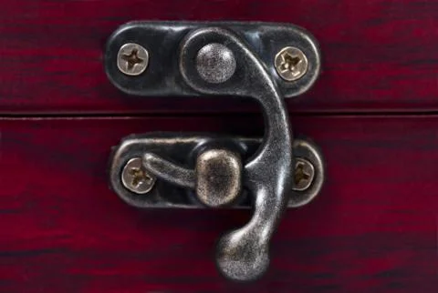 Close up of chest lock Stock-Fotos