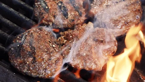 Close up of chief cooked tasty burger in casual bar slow motion Stock Footage 108350059