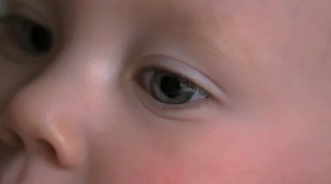 Close Up of Child's Eyes Stock Footage 45529963