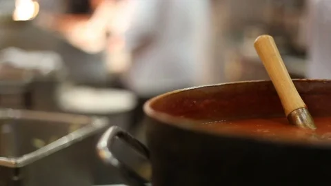 Close Up of Chili Sauce at a Restaurant Stock Footage 70198172