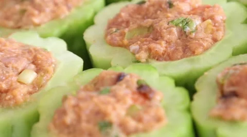 Close up chinese food Stock Footage 40521407