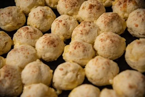 Close-up of chip, cheese bread. Very popular snack food Stock Photos