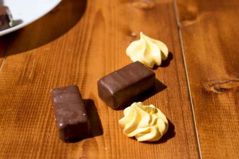 Close up of chocolate Stock Photos