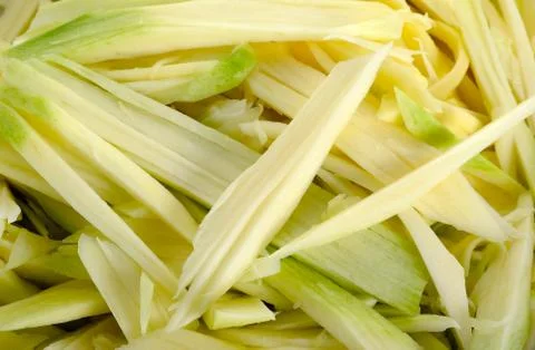 Close up chopped green mango background Stock Photos