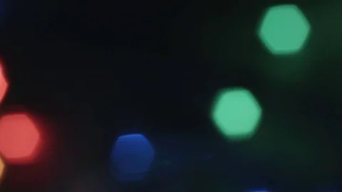 Close-up christmas bokeh lights. 스톡 동영상 82985234
