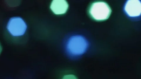 Close-up christmas bokeh lights. Stock Footage 82985393