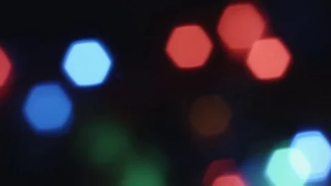 Close-up christmas bokeh lights. Video stock 82985726