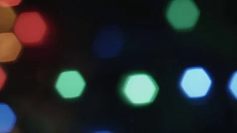 Close-up christmas bokeh lights. 動画素材 82987793