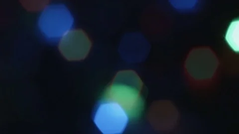Close-up christmas bokeh lights. Stock Footage 82987884