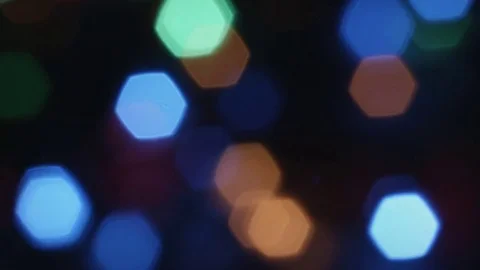 Close-up christmas bokeh lights. 스톡 동영상 82988232
