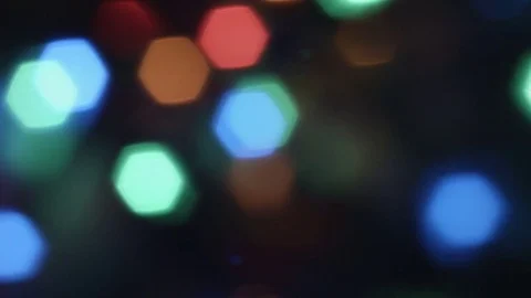 Close-up christmas bokeh lights. Stock-Footage 82988642