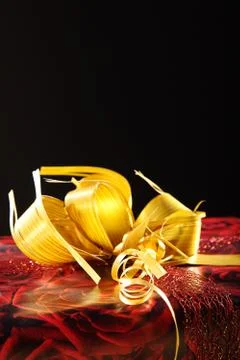 Close up of Christmas gift Stock Photos