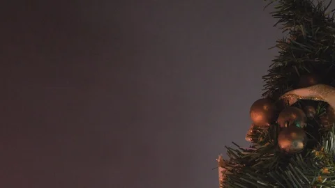 Close-up christmas tree Video stock 121930977