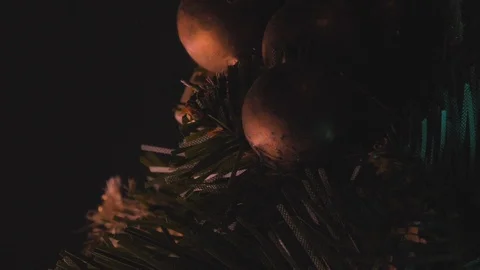 Close-up christmas tree Video stock 121931771