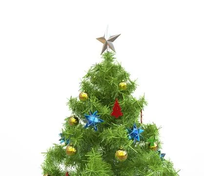 Close up - Christmas Tree Stock Illustration