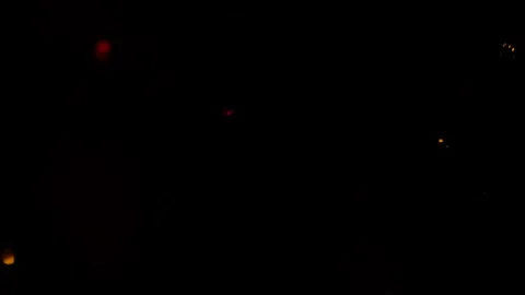 Close up a Christmas tree lights glittering at night. New Year fir tree with Stock Footage 146095246