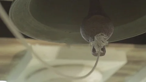 Close Up of a Church Bell in static position Vidéo 80929501