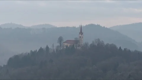 Close up on a church Stock Footage 101484135