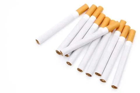Close up of cigarettes Stock Photos