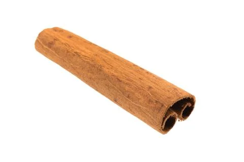 Close-up cinnamon stick isolated on a white background photo Stock Photos