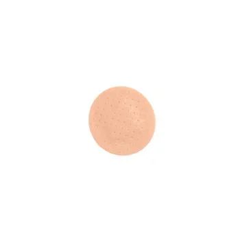 Close up of circle medical patch isolated on white Stock Photos