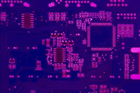 Close-up circuit board background Stockfoto's