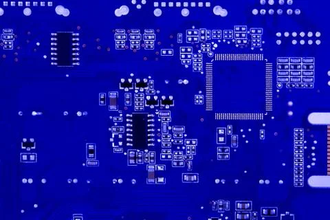 Close-up circuit board background Stockfoto's