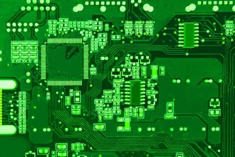 Close-up circuit board background Stockfoto's