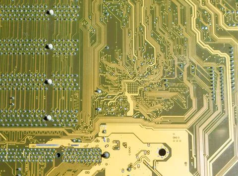 Close up of a circuit board, close up of electronic circuit board Stock Photos