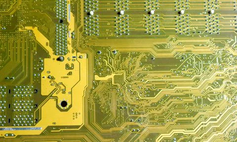 Close up of a circuit board, close up of electronic circuit board Photos