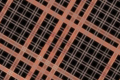 Close-up of circuit board with electronic components Stock Illustration