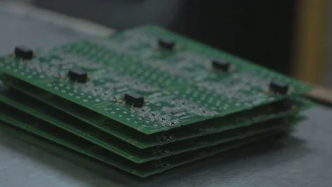 Close-up of a circuit board 库存影片 78857912