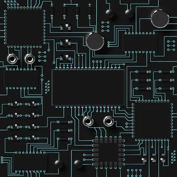 Close up of circuit board Stock Photos