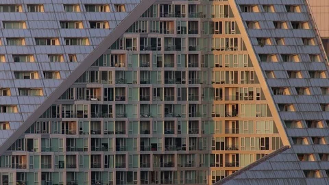 Close up on city architecture. Stock Footage 95206804