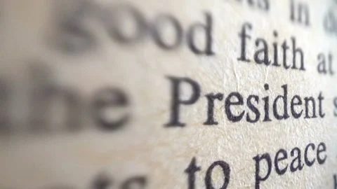 Close up of classified document dolly shot Video stock 330172538